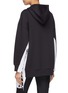Back View - Click To Enlarge - STELLA MCCARTNEY - Logo sash drape outseam oversized hoodie