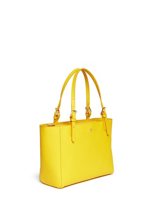 Front View - Click To Enlarge - TORY BURCH - 'York' small leather buckle tote