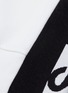  - STELLA MCCARTNEY - Logo stripe outseam oversized sweatshirt