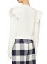 Back View - Click To Enlarge - STELLA MCCARTNEY - Ruffle shoulder sweater