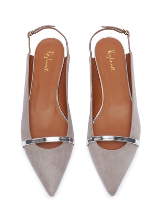 Detail View - Click To Enlarge - MALONE SOULIERS - 'Marion Luwolt' suede slingback flats