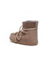 Figure View - Click To Enlarge - INUIKII - 'Classic' shearling kids lace-up sneaker boots