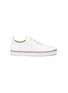 Main View - Click To Enlarge - THOM BROWNE  - Pebble grain leather sneakers