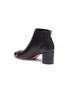  - SALVATORE FERRAGAMO - 'Atri' patent toe cap Vara chain leather ankle boots