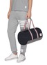 Figure View - Click To Enlarge - THOM BROWNE  - Stripe strap duffel bag