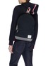 Figure View - Click To Enlarge - THOM BROWNE  - Stripe handle twill backpack