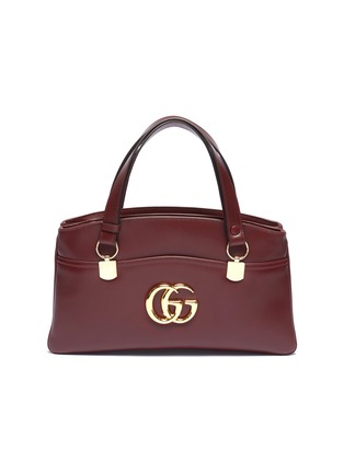 Main View - Click To Enlarge - GUCCI - 'Arli' GG logo leather tote