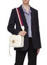 Figure View - Click To Enlarge - GUCCI - 'GG Marmont' small matelassé leather shoulder bag