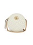 Main View - Click To Enlarge - GUCCI - 'GG Marmont' round matelassé leather crossbody bag
