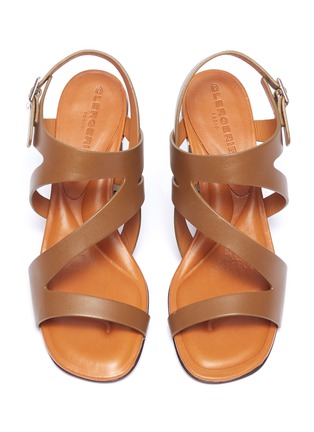 Detail View - Click To Enlarge - CLERGERIE - 'Above' strappy leather sandals