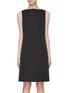 Main View - Click To Enlarge - CALVIN KLEIN 205W39NYC - Embellished bow strap sleeveless V-back dress