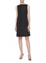 Figure View - Click To Enlarge - CALVIN KLEIN 205W39NYC - Embellished bow strap sleeveless V-back dress