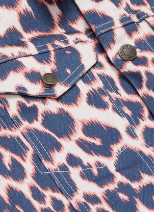  - CALVIN KLEIN 205W39NYC - Leopard print denim jacket