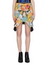 Main View - Click To Enlarge - CALVIN KLEIN 205W39NYC - Wave hem poppy field print scuba skirt