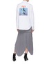 Figure View - Click To Enlarge - CALVIN KLEIN 205W39NYC - 'Jaws' logo graphic print denim shirt
