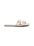 Main View - Click To Enlarge Main View - Click To Enlarge - RODO - Cutout leather slide sandals