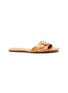 Main View - Click To Enlarge - RODO - Buckled leather slide sandals