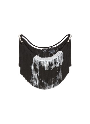 Main View - Click To Enlarge - CALVIN KLEIN 205W39NYC - 'Stephen Sprouse' print fringe scarf