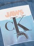  - CALVIN KLEIN 205W39NYC - 'Jaws' logo graphic print denim jacket