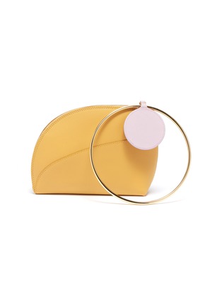 Main View - Click To Enlarge - ROKSANDA - 'Eartha' ring handle small leather bag