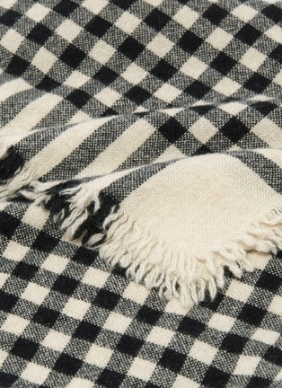 Detail View - Click To Enlarge - BEGG & CO - 'Beaufort Washed' check plaid lambswool-cashmere scarf