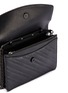Detail View - Click To Enlarge - BALENCIAGA - 'BB' logo embossed leather chain wallet