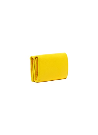 Figure View - Click To Enlarge - BALENCIAGA - 'Papier' leather mini wallet
