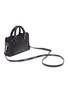 Detail View - Click To Enlarge - BALENCIAGA - 'Classic City' logo strap nano leather shoulder bag