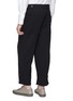 Back View - Click To Enlarge - PRONOUNCE - Roll cuff panelled sheep wool workwear pants