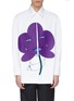 Main View - Click To Enlarge - PRONOUNCE - Floral man graphic embroidered shirt