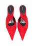Detail View - Click To Enlarge - BALENCIAGA - 'Knife' ruched jersey mules
