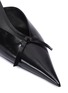 Detail View - Click To Enlarge - BALENCIAGA - 'Knife' bow leather mules