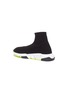 Detail View - Click To Enlarge - BALENCIAGA - 'Speed' knit slip-on kids sneakers