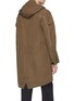 Back View - Click To Enlarge - PARTICLE FEVER - Waterproof hooded coat