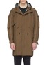 Main View - Click To Enlarge - PARTICLE FEVER - Waterproof hooded coat