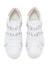 Detail View - Click To Enlarge - ASH - 'Play S' strass stud leather sneakers