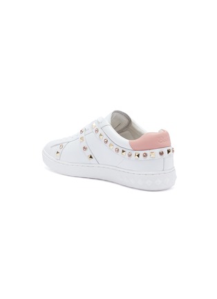 Detail View - Click To Enlarge - ASH - 'Play S' strass stud leather sneakers