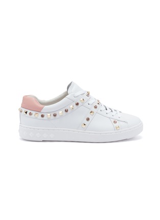Main View - Click To Enlarge - ASH - 'Play S' strass stud leather sneakers