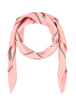 Main View - Click To Enlarge - GUCCI - 'Lady Kingdom' motif print silk twill scarf