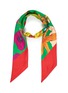 Main View - Click To Enlarge - GUCCI - 'Flora' print silk twilly scarf