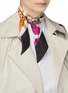Figure View - Click To Enlarge - GUCCI - 'Flora' print silk twill neck tie
