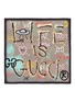 Detail View - Click To Enlarge - GUCCI - 'GucciGhost' print silk twill scarf