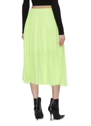 Back View - Click To Enlarge - SACAI - Belted pleated wrap skirt