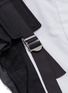  - SACAI - Contrast bib strappy sleeveless shirt