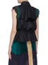 Back View - Click To Enlarge - SACAI - Ruffle back strappy double breasted vest