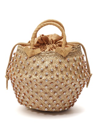 Main View - Click To Enlarge - LE NINÈ - 'Nina Bubble' large glass crystal basket bag
