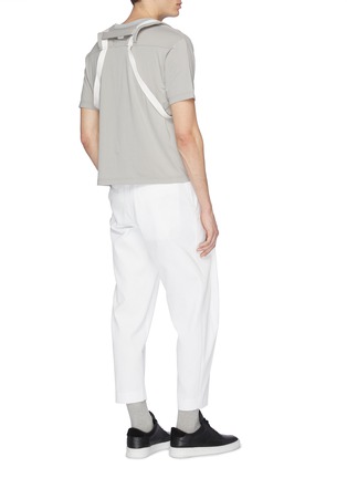 Figure View - Click To Enlarge - STAFFONLY - 'Tropei' pleated ribbed pants