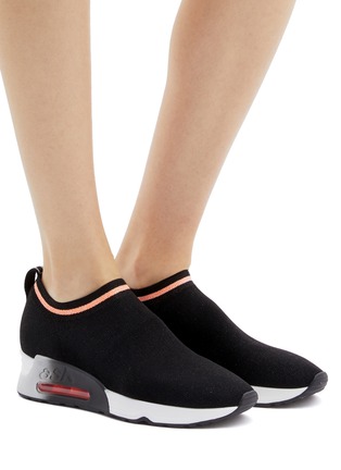 Figure View - Click To Enlarge - ASH - 'Loveless' sock knit sneakers