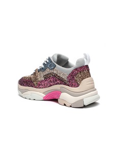 ASH | 'Angel' chunky outsole glitter panelled sneakers | Women 