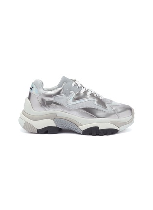 Main View - Click To Enlarge - ASH - 'Addict' chunky outsole leather panel mesh sneakers